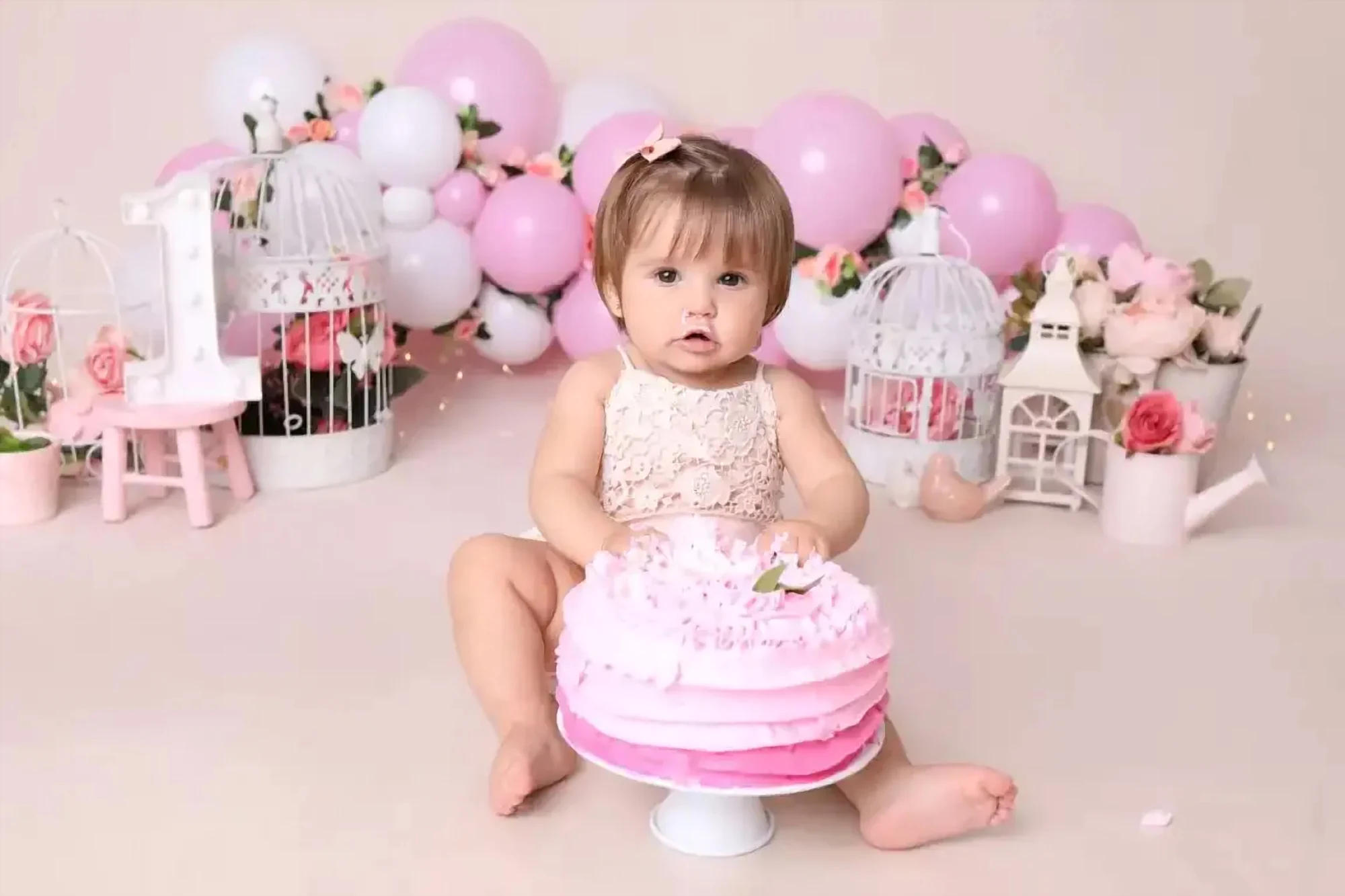 Cake smash photography Orlando - Aureah Photography
