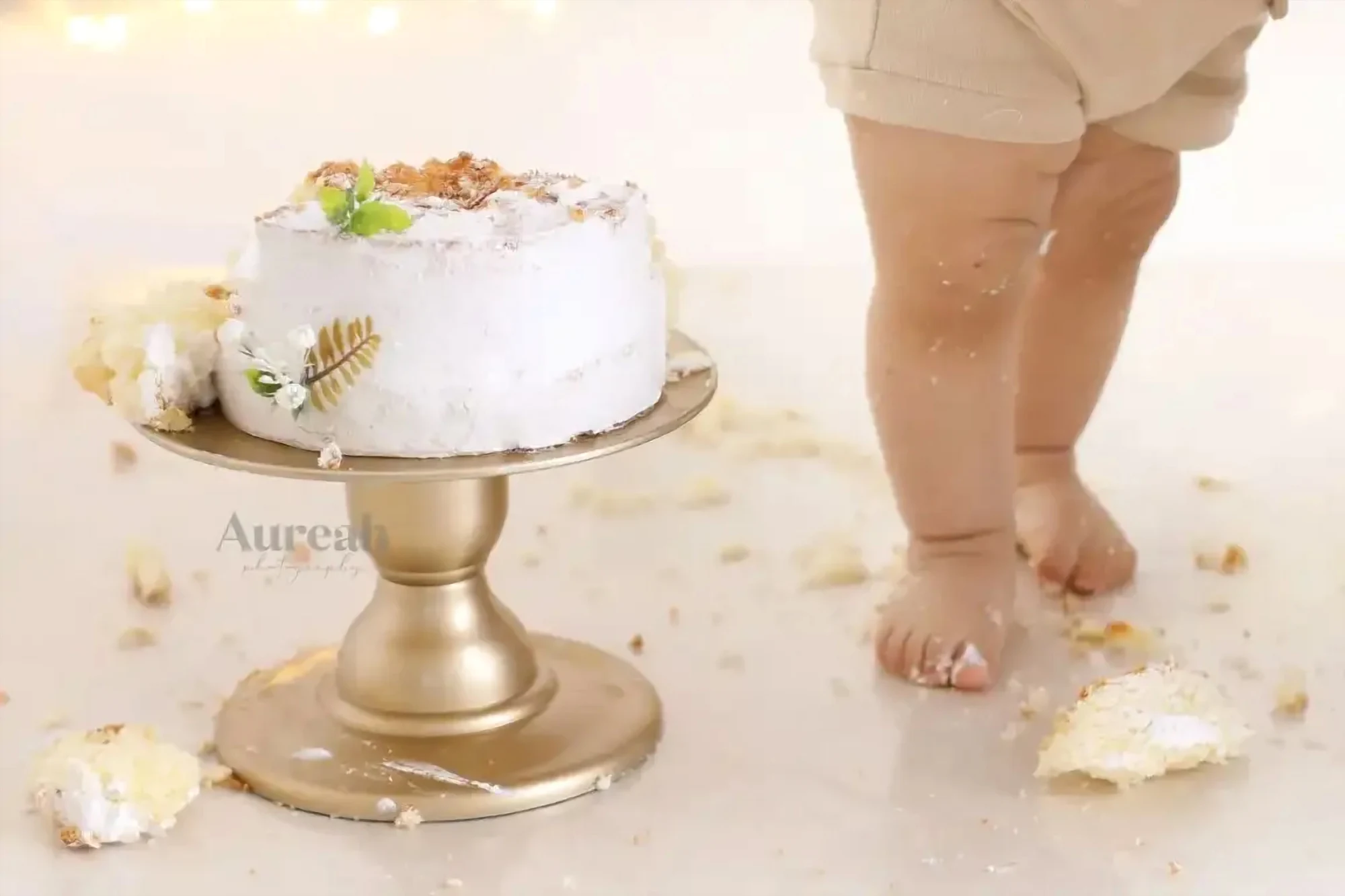 Cake smash photography Orlando - Aureah Photography