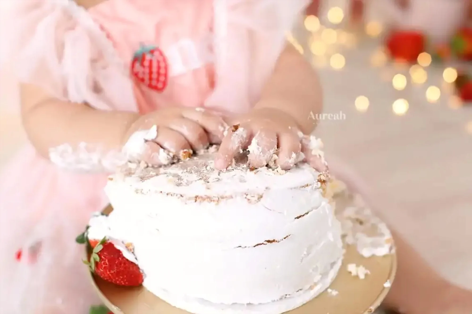 Cake smash photography Orlando - Aureah Photography